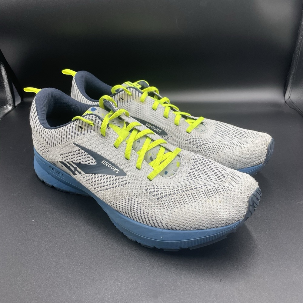 Brooks Revel 5 Mens Size 14 D Gray Running Shoes 1103741D093